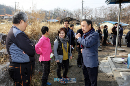 황은성 안성시장, ‘찾아가는 열린 시장실’로 금광면 방문