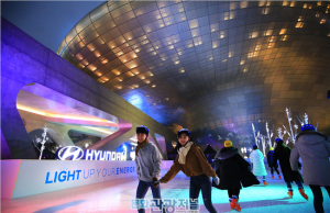 평창올림픽 성공 개최 기원 ‘현대차 Light Up 아이스링크’ 개장