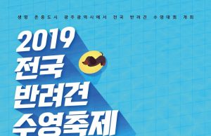 광주세계수영선수권대회 맞이해 반려견 수영대회 열려