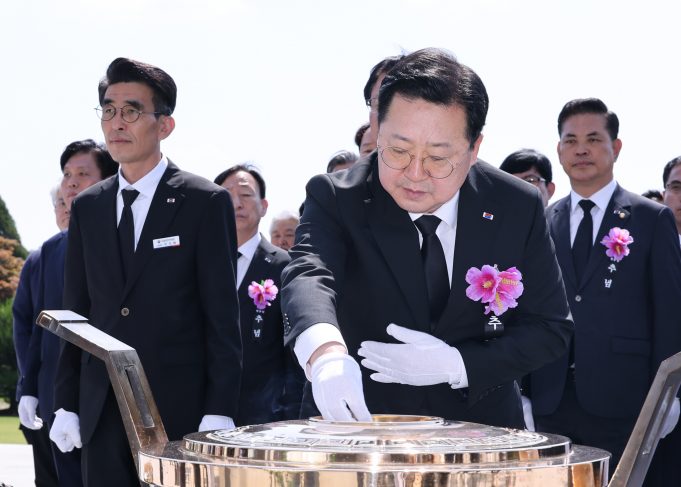 대전시, 제68회 현충일 추념식 거행