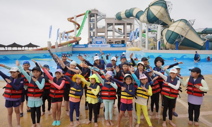 하동 고전초, 여름학교 수상 레포츠 체험