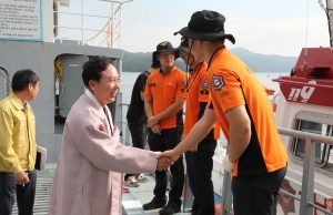 권기창 안동시장, 추석 연휴에도 못 쉬는 현장 근무자 격려