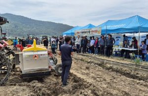 함평군, 양파 기계 수확 시연회 성료