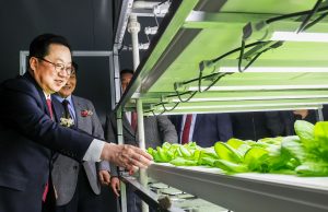 전국 첫 폐지하보도 스마트팜 ‘대전팜’ 문 열어