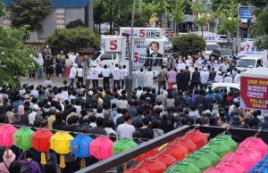 “문경 발전 멈추면 안 된다”…신현국 첫 유세장 3천 인파 운집
